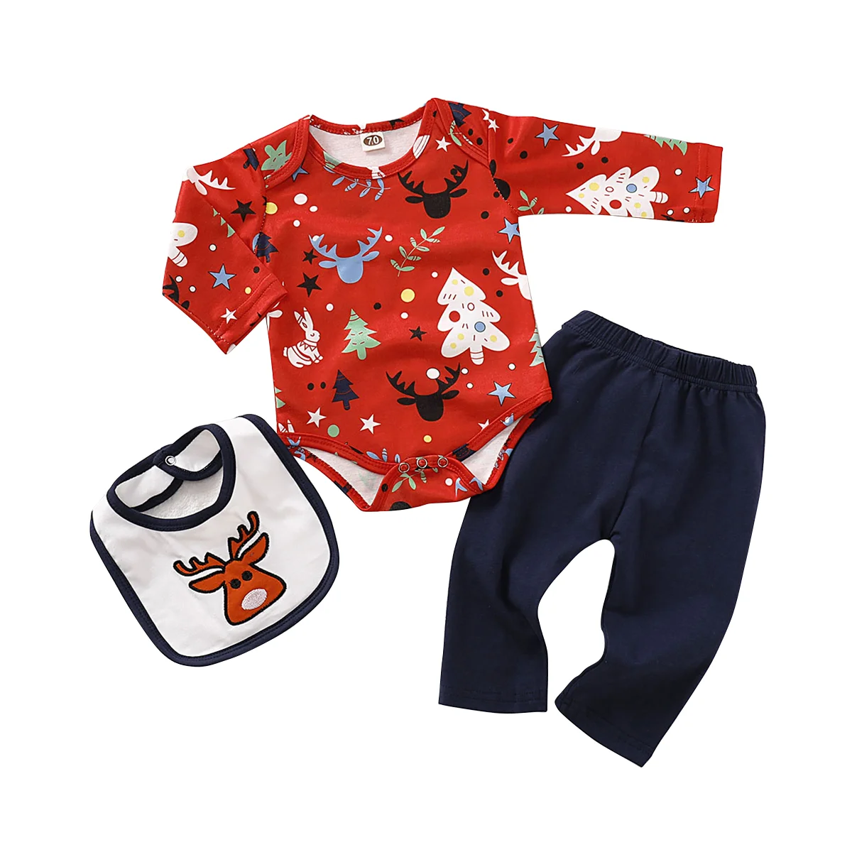 Baby Girls Halloween Christmas Clothes Girl Baby Newborn Birthday Cake Smash Outfit Cute Printed Long Sleeve Baby Autumn Clothes