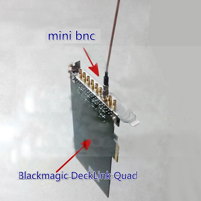 Blackmagic HyperDeck Shuttle Cable DIN 1,0/2,3 Mini BNC to BNC Male HD SDI 75ohm RF RG179 коаксиальный кабель