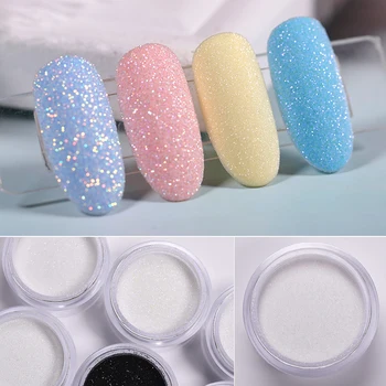 

10g Shining Sugar Nail Glitter Candy Powder Sugar Coating Effect Powder Nail Pigment Chrome 1g Nail Art Decorations Dust