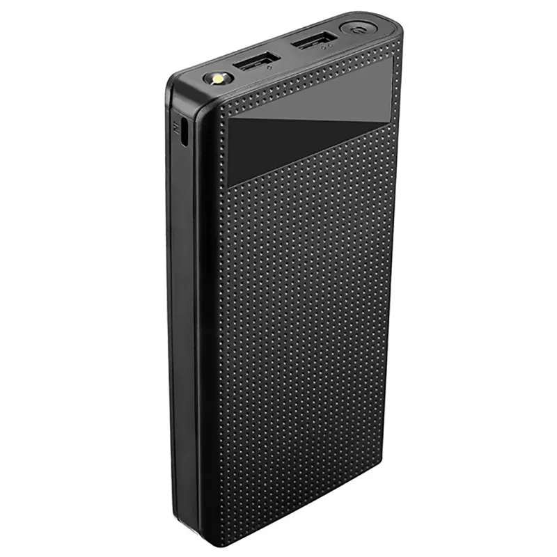 No Battery 5 В/2 а двойной USB 7*18650 Внешний аккумулятор зарядное устройство для мобильного телефона DIY Чехол для iphone6 Plus S6 xiaomi - Цвет: No Battery