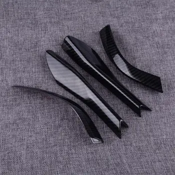 

4Pcs ABS Carbon Fiber Style Rearview Mirror Moulding Strip Trim Cover Fit for Ford Mustang 2015 2016 2017 Accessories