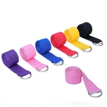 Спортивный эластичный ремень для йоги, d-образное кольцо, пояс для спортзала, талии, ног, фитнеса, гимнастики, ремень для ног, регулируемый ремень, оборудование для йоги