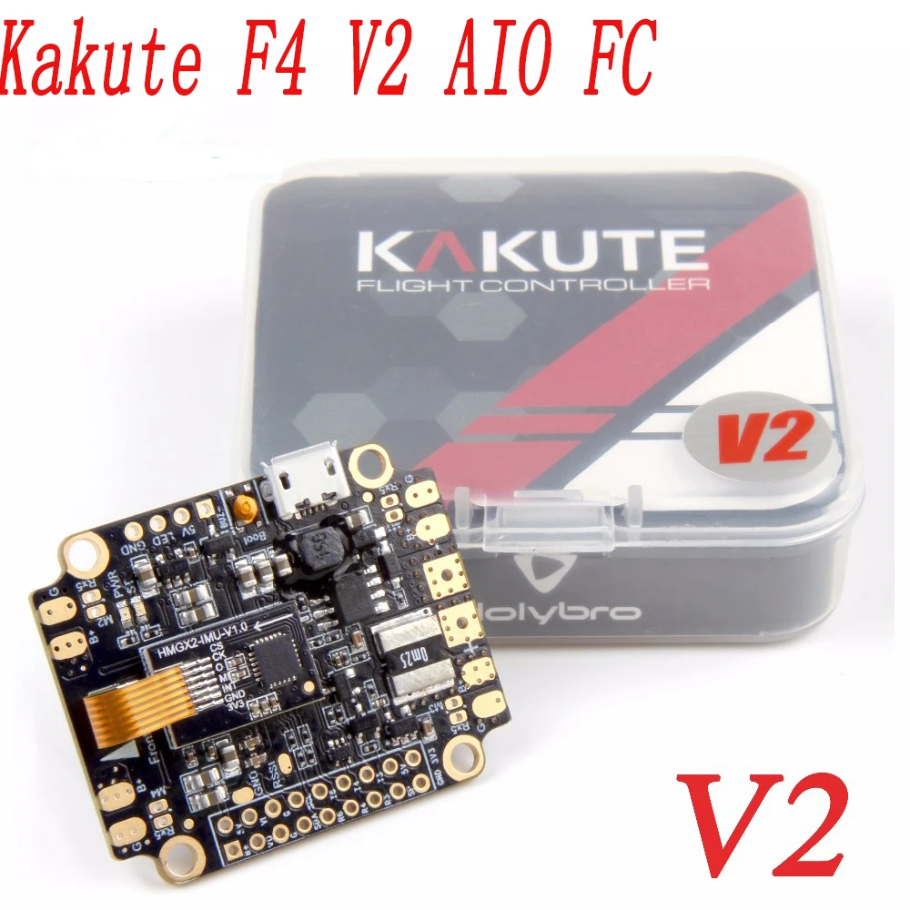 Holybro Kakute F4 V2 STM32F405 Контроллер полета с Betaflight OSD для RC Multirotor FPV гоночный Дрон - Цвет: Kakute F4 V2 AIO FC