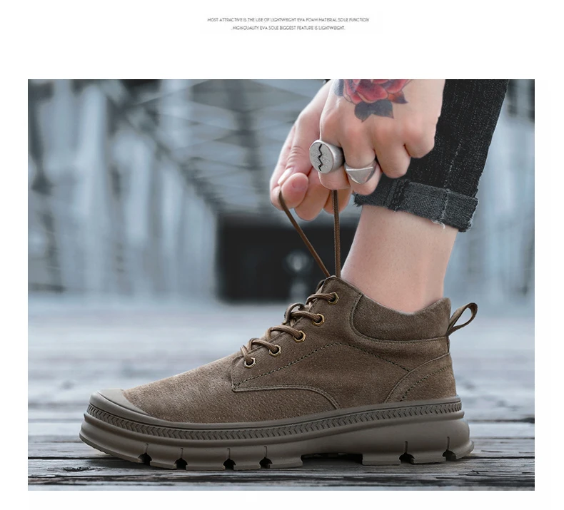Чианг мужские водонепроницаемые походные ботинки Martens повседневные брендовые теплые походные кроссовки для зимних видов спорта на открытом воздухе Высококачественная Рабочая обувь