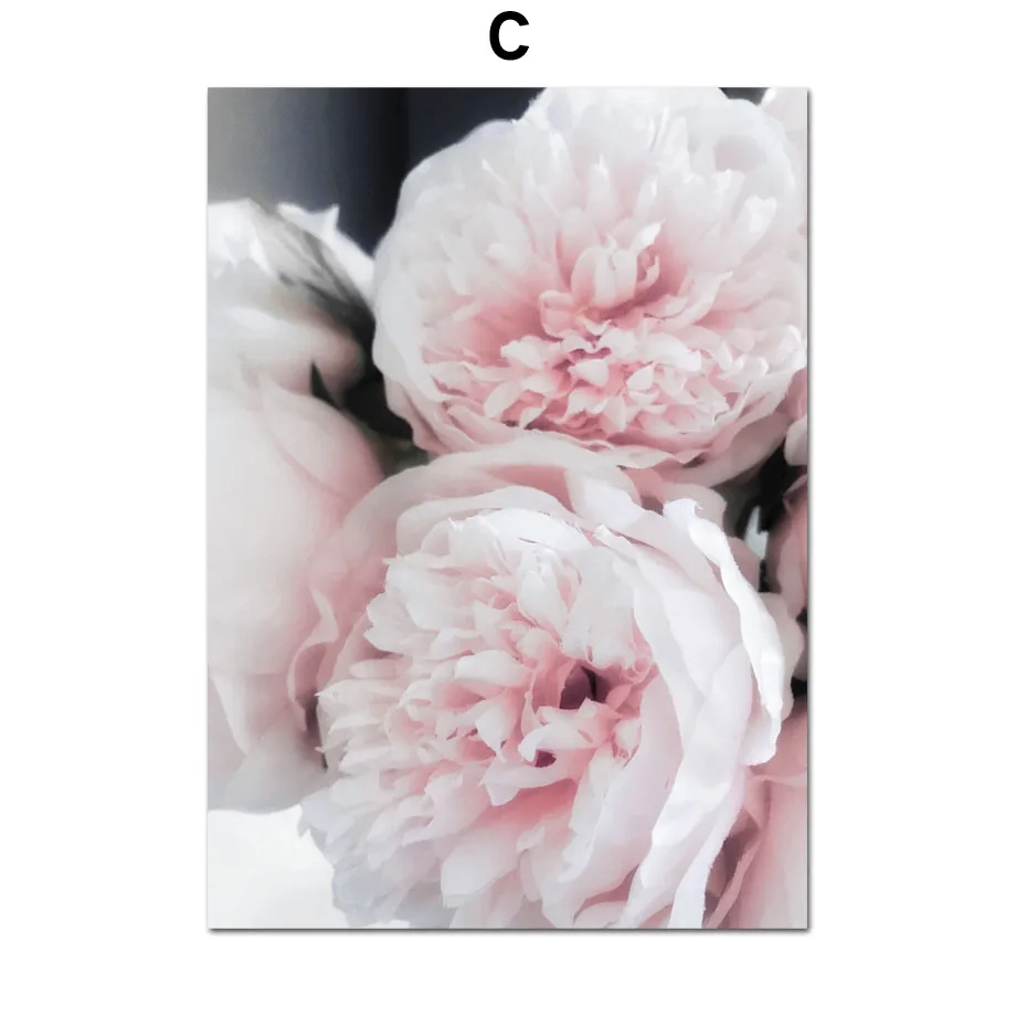 Cherry-Blossoms-Peony-Carnation-Flower-Mountain-Nordic-Posters-And-Prints-Wall-Art-Canvas-Painting-Wall-Pictures (5)