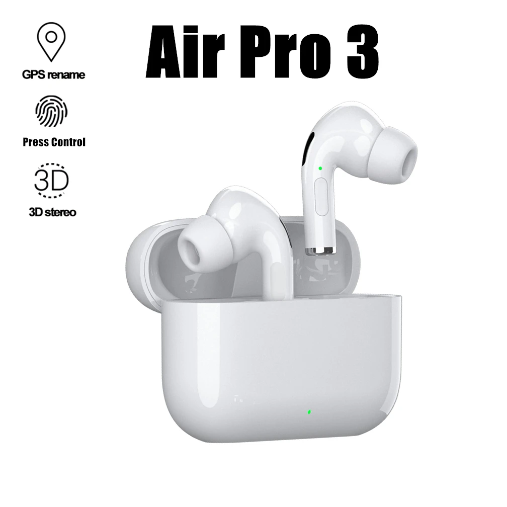 Air pro 3 tws беспроводные наушники в ухо с микрофоном bluetooth popsocket наушник Спортивная