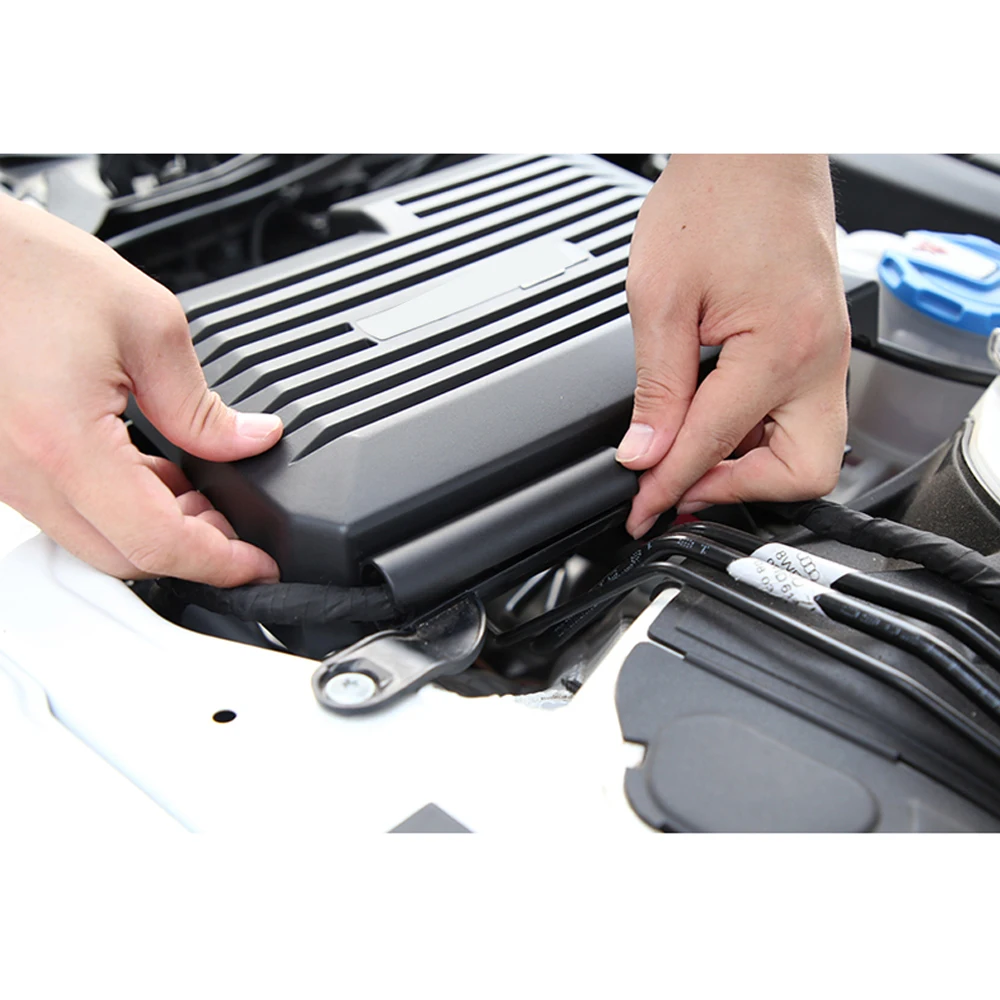 Для Audi A4 A4L A5 ECU электронный блок управления защитный колпачок двигателя компьютерная плата Пылезащитная крышка автомобиля PC отделка