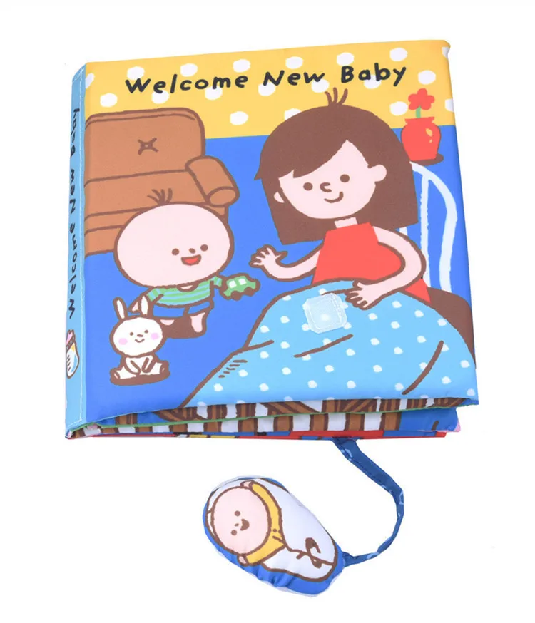 Baby Book Kids Children Toddler Soft Fabric Cloth Quiet Books Early Educational Learning Resource
