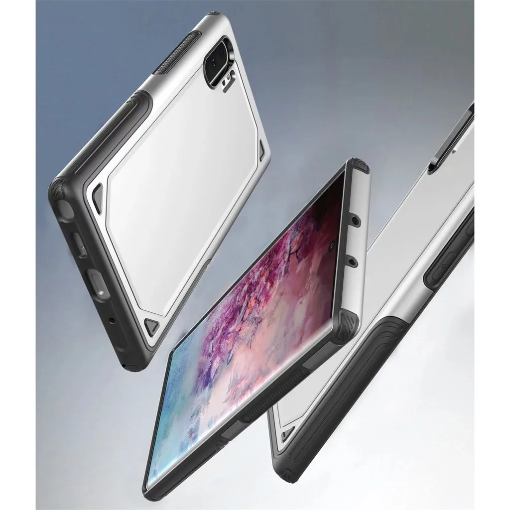 Для samsung Galaxy Note10+ Матовый ТПУ чехол для телефона с 4 углами, антиосенний чехол, портативный полуобернутый чехол для телефона s