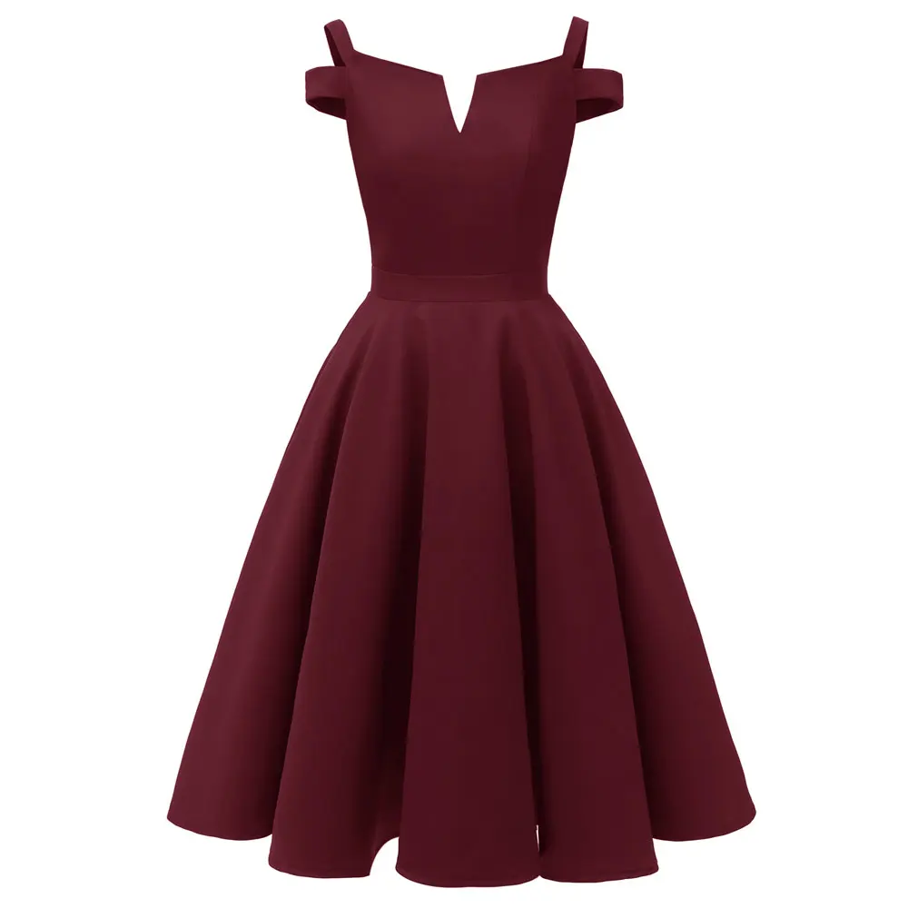 Burgundy Платья подружки невесты vestido madrinha короткое Бордовое платье Пригласительные на свадьбу платье robe demoiselle d'honneur - Цвет: Burgundy