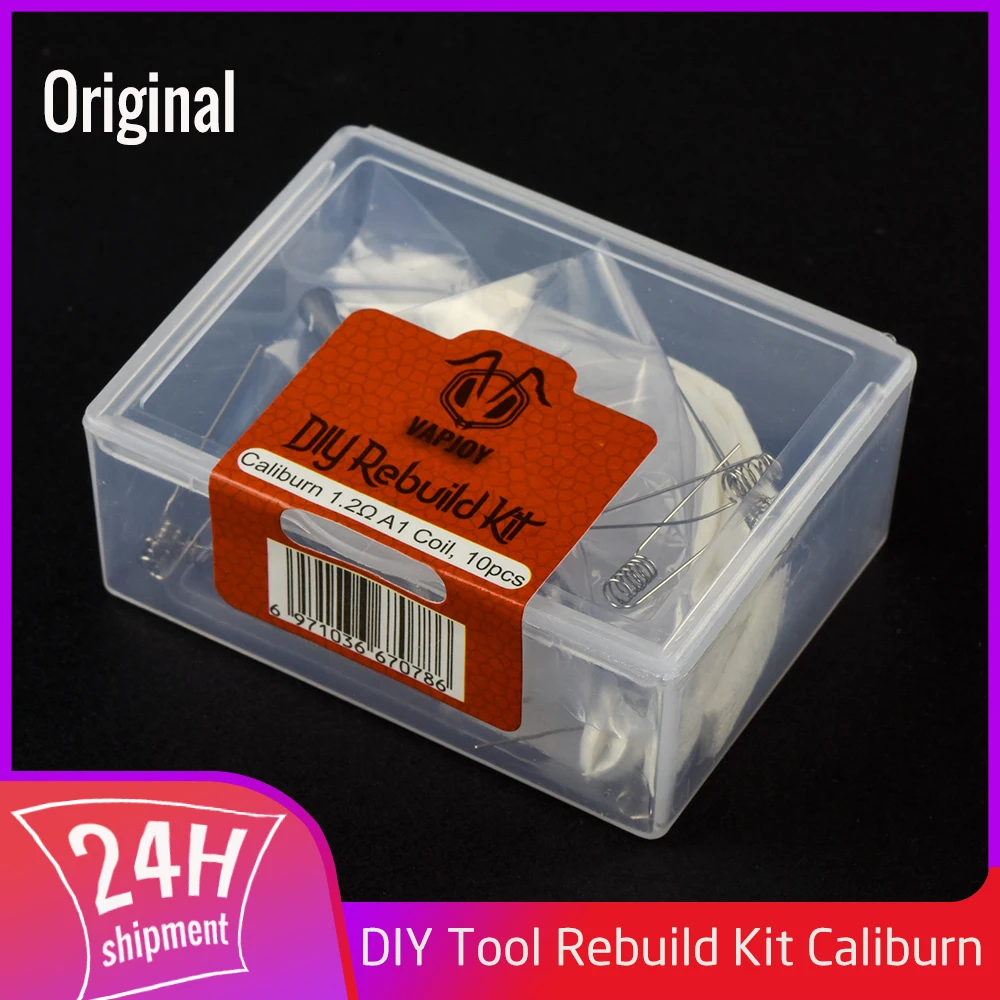 VAPJOY DIY Tool Rebuild Kit for Caliburn Koko Cartridge Pod 1.2ohm Top Fill System Vape Repair Accessory | Инструменты