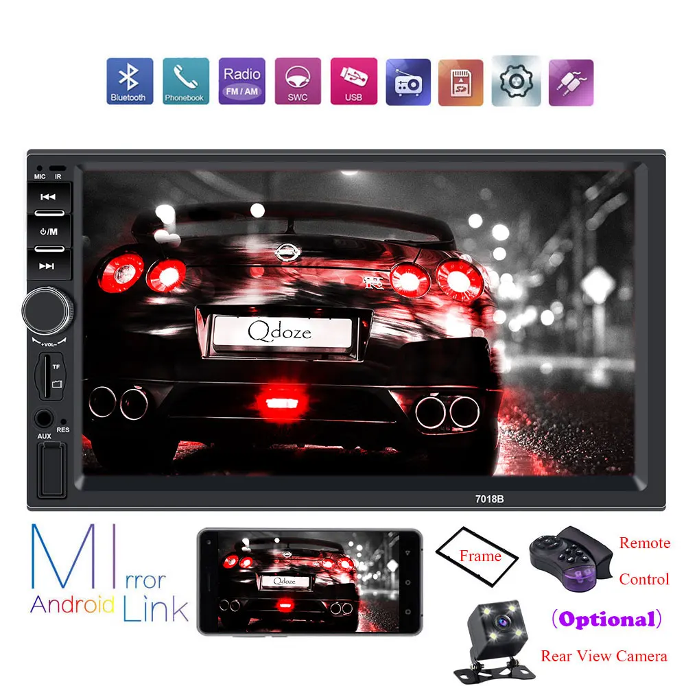 2 din автомобильное радио 7 &quotHD Авторадио мультимедийный плеер 2DIN сенсорный экран
