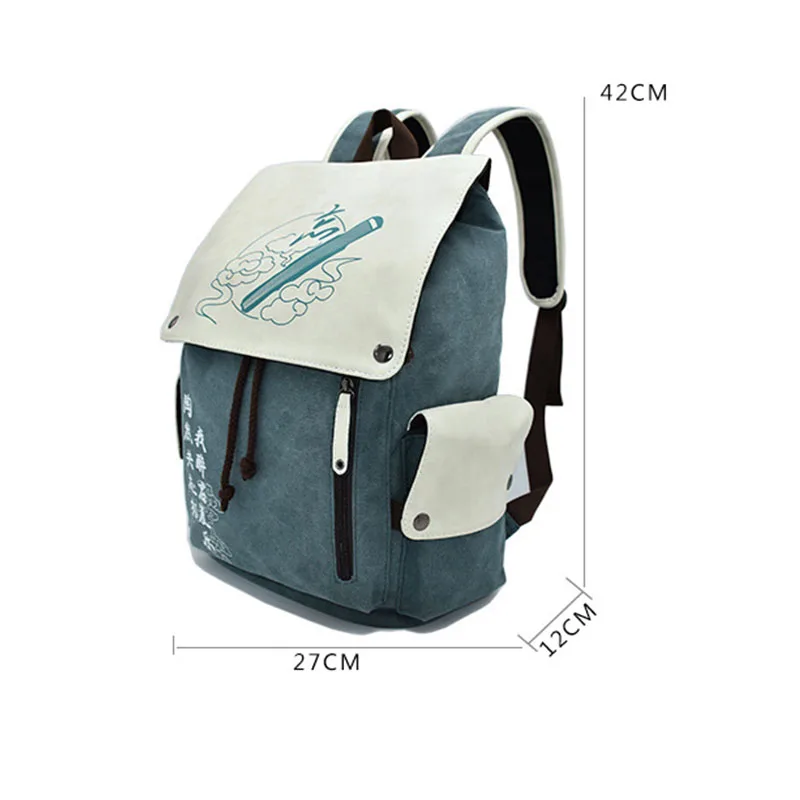 anime laptop canvas backpack One Piece - Backpacks Crafted from durable canvas HAMIQI Japanese Anime Backpack Cosplay