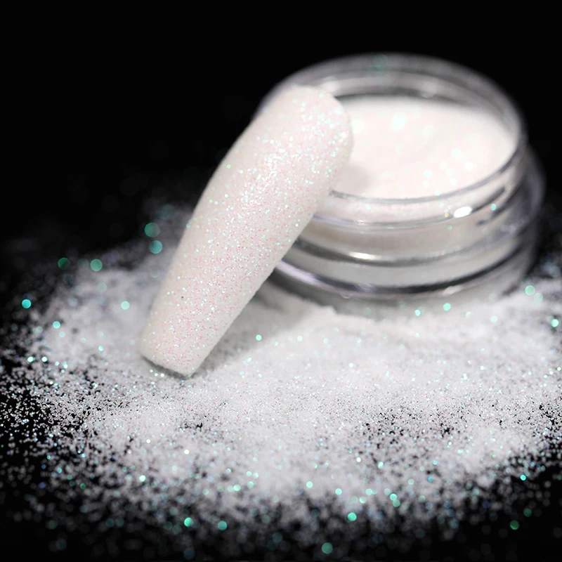 Iridescent Nail Glitter Green Blue Silver Black UV Gel Polish Powder Sparkly Shinning Decoration Chrome Dust Pigment nail powder nail glitter nail decoration nail decorations nail flakes nail powder set