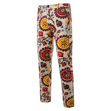 Мужские брюки в западном стиле с принтом Nation Wind K65