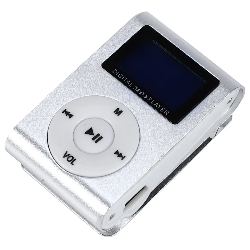 Мини USB Клип MP3-плеер видео экран Поддержка 32 ГБ Micro-SD TF карта