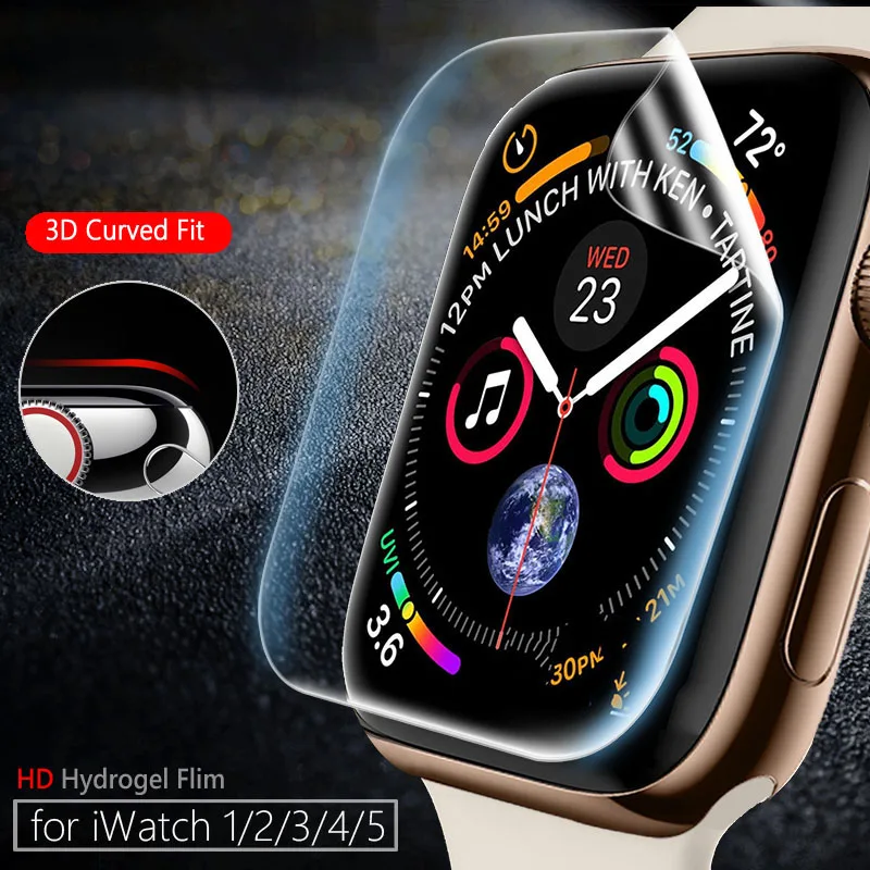 Защитная пленка для iWatch 4/5 40/44 мм Apple Watch 3/2/1 38/42 мм|Защита экрана часов| |
