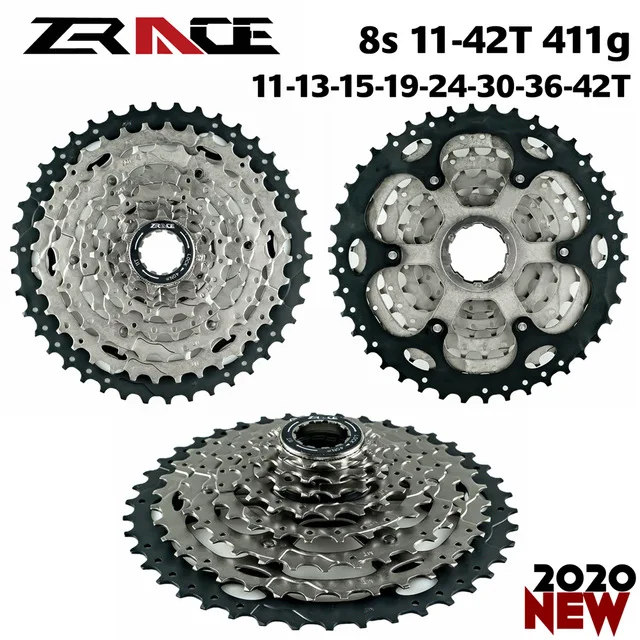 Кассета для велосипеда zracing 8 9 10 11 скоростей MTB велосипед freewheel 11-42 T/11-46 T/11-50 T/11-52 T для ALIVIO/DEORE/SLX/XT - Цвет: 8S 42T