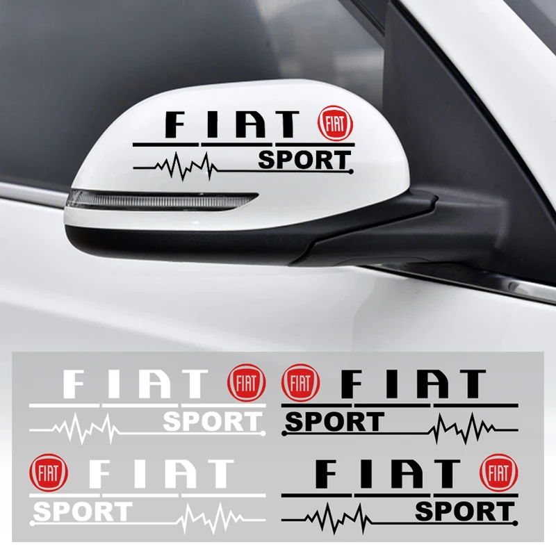 Наклейки декоративные для автомобилей Fiat наклейки на зеркало заднего вида