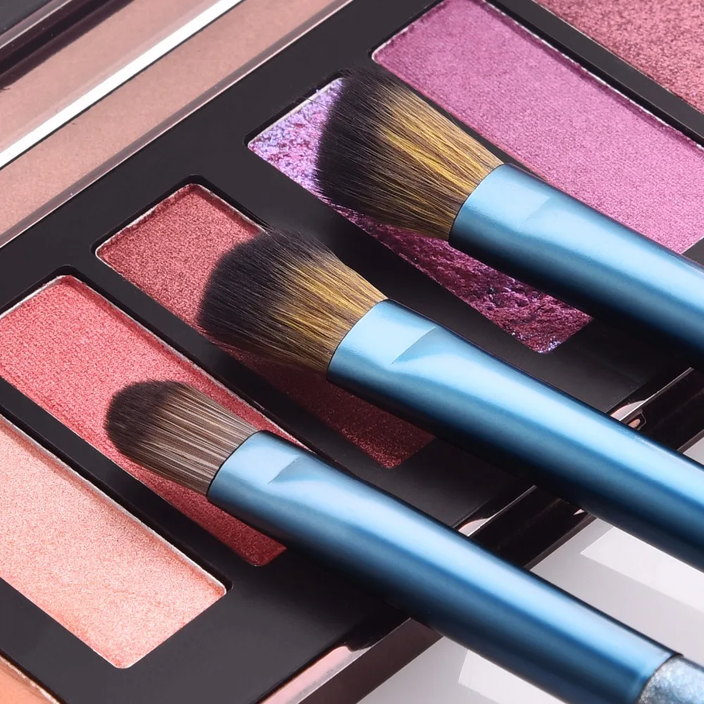 14pcs Soft Hair Makeup Brush Set Brush Blue Foundation Eyeshadow Eyeliner Lip Powder Brush Maquillage Cosmetic Tools