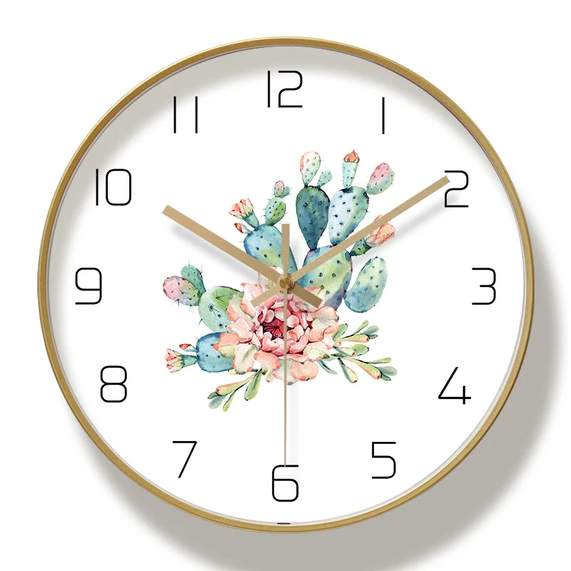 Wall Clock Modern Design Glass Clocks Decorative Living Room Silent Quartz Home Decor 50W24 | Дом и сад