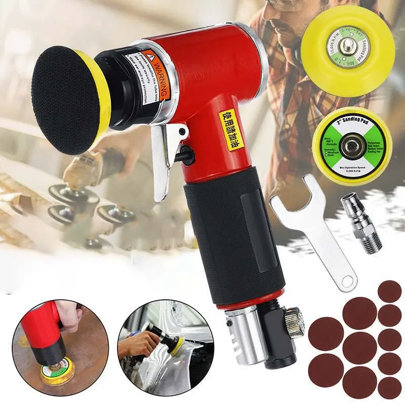 

5 Inch High-Speed Pneumatic Sanding Machine Air Sander For Polishing Grinding furniture fishing