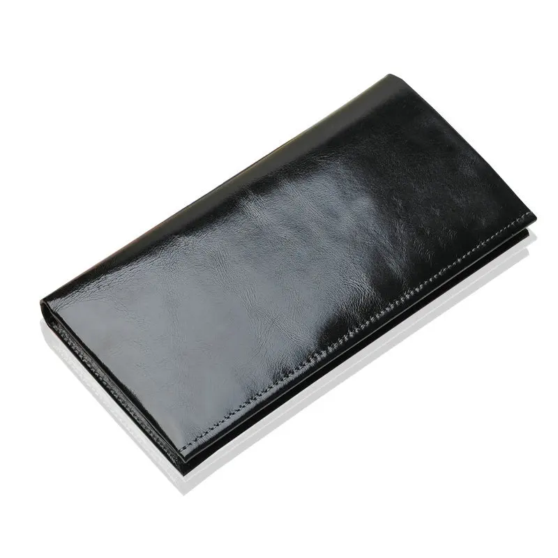 

New Style Men Business Long Wallet Large Capacity shu gao pi Cool Genuine Product Genuine Leather Wallet