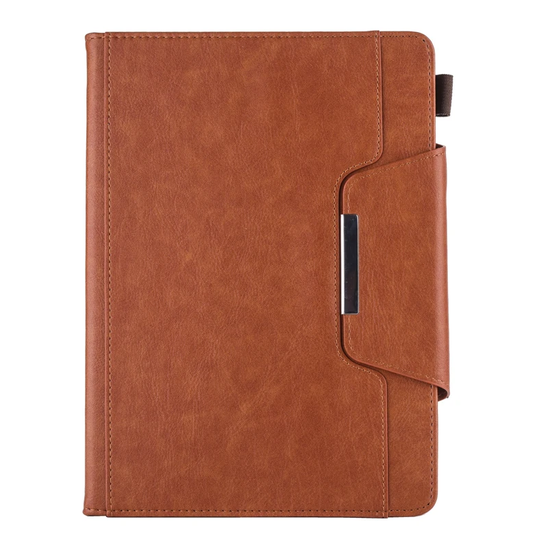 Brown Wekays Coque чехол для Apple iPad Pro 10,5 дюймов черный бизнес кожаный чехол для iPad Pro 10,5 дюймов чехол в виде ракушки - Цвет: Brown