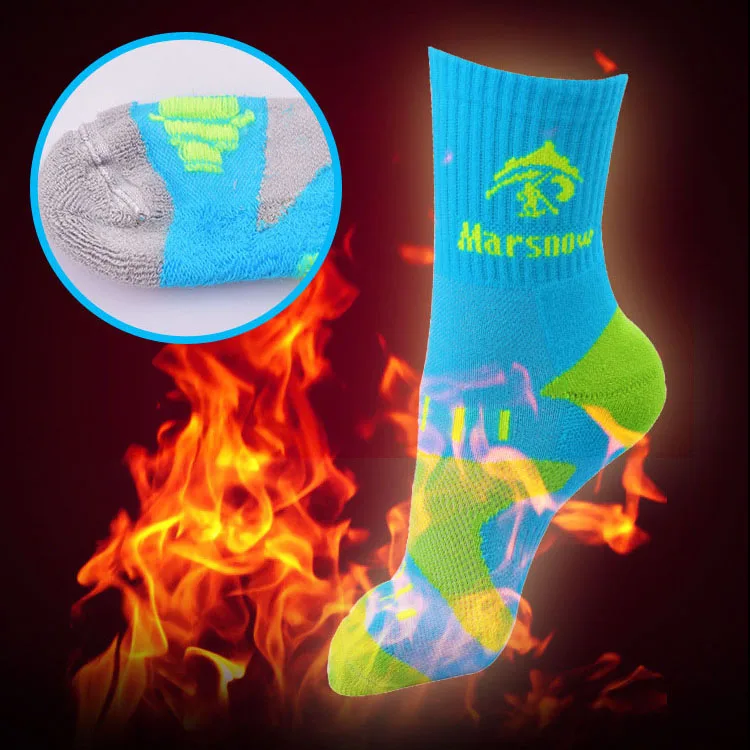 Термальность Лыжный Спорт носки для Для мужчин женщин малыш изоляцией с