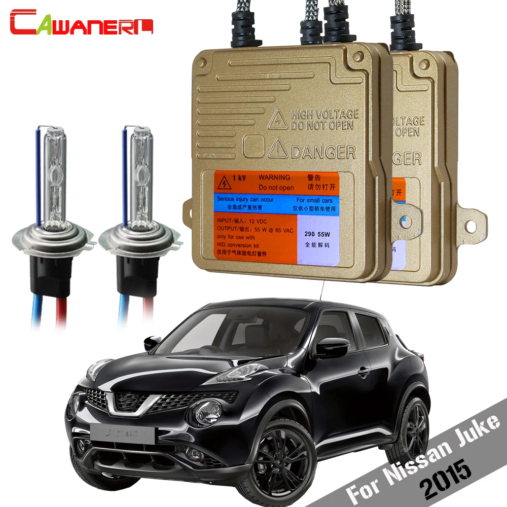 Cawanerl 55 Вт Автомобильные фары Шина CAN HID ксеноновый комплект для Nissan Juke 2015 ошибок