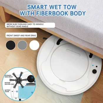 

1800pa New Intelligent Usb Charging Robot Vacuum Cleaner Automatic Mini Household Robot Vaccum Carpet Robots Cleaner Dust#gb40