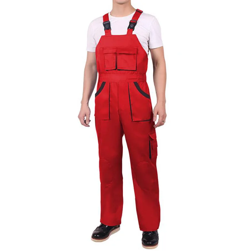Рабочая одежда мужская униформа нагрудник комбинезон защитная хлопковая ткань для работника Ремонтника машина Авто Ремонт сварки DYF0075