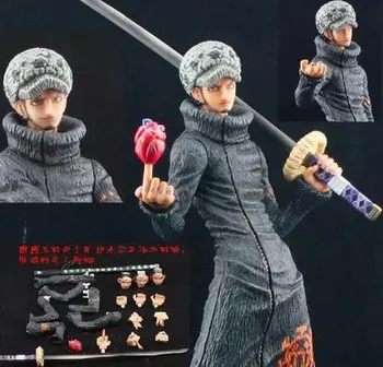 

23cm One Piece Figurine Trafalgar Law Assembly Action Figure High Quality Trafalgar D Water Law Pvc Statue Collectible Model Toy
