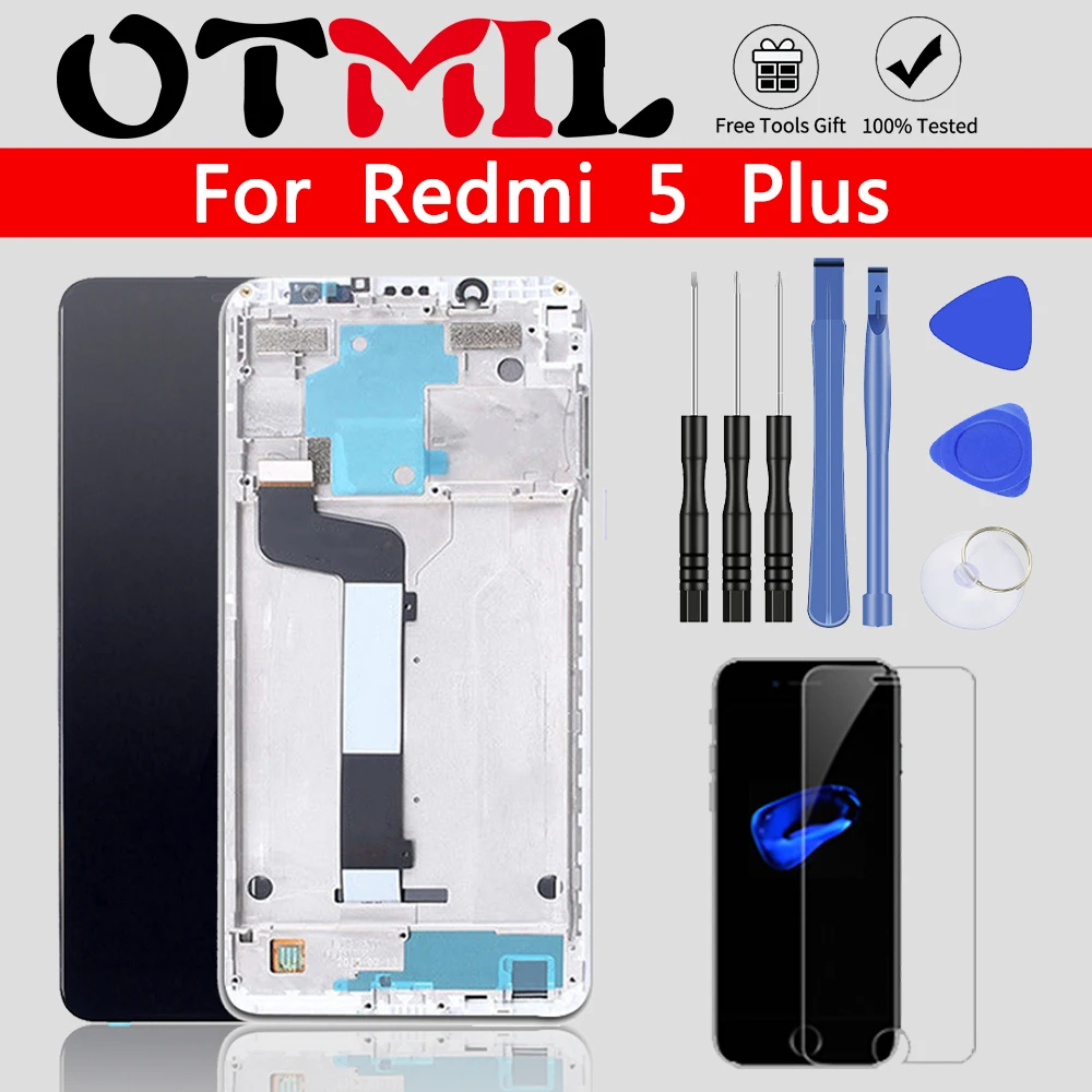 Оригинальный 5 99 &quotдля XIAOMI Redmi Plus ЖК дисплей сенсорный экран с рамкой крышка