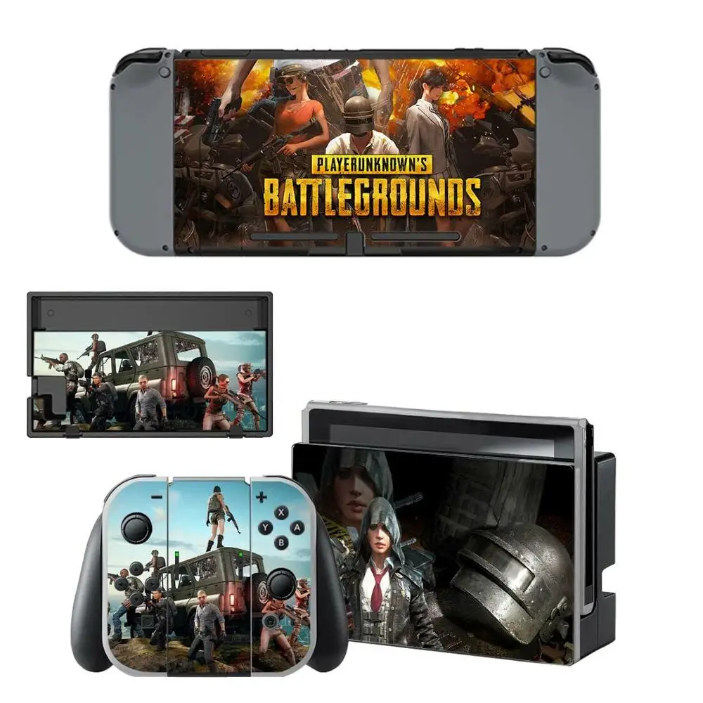 Игра PUBG nintendo switch, наклейки для nintendo Switch, наклейки для nintendo Switch, консоли Joy-con, наклейки для док-станции контроллера - Цвет: YSNS1672