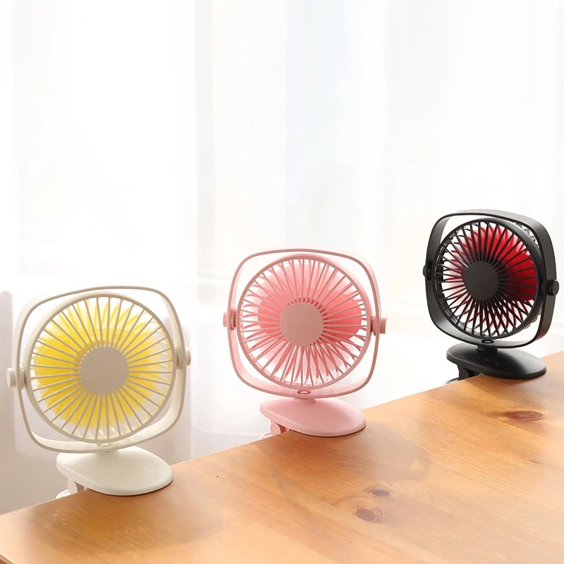 

Mini Carrying clip fan multi-function desktop mini fan stroller dormitory office portable small fan Electric Cooling Fan