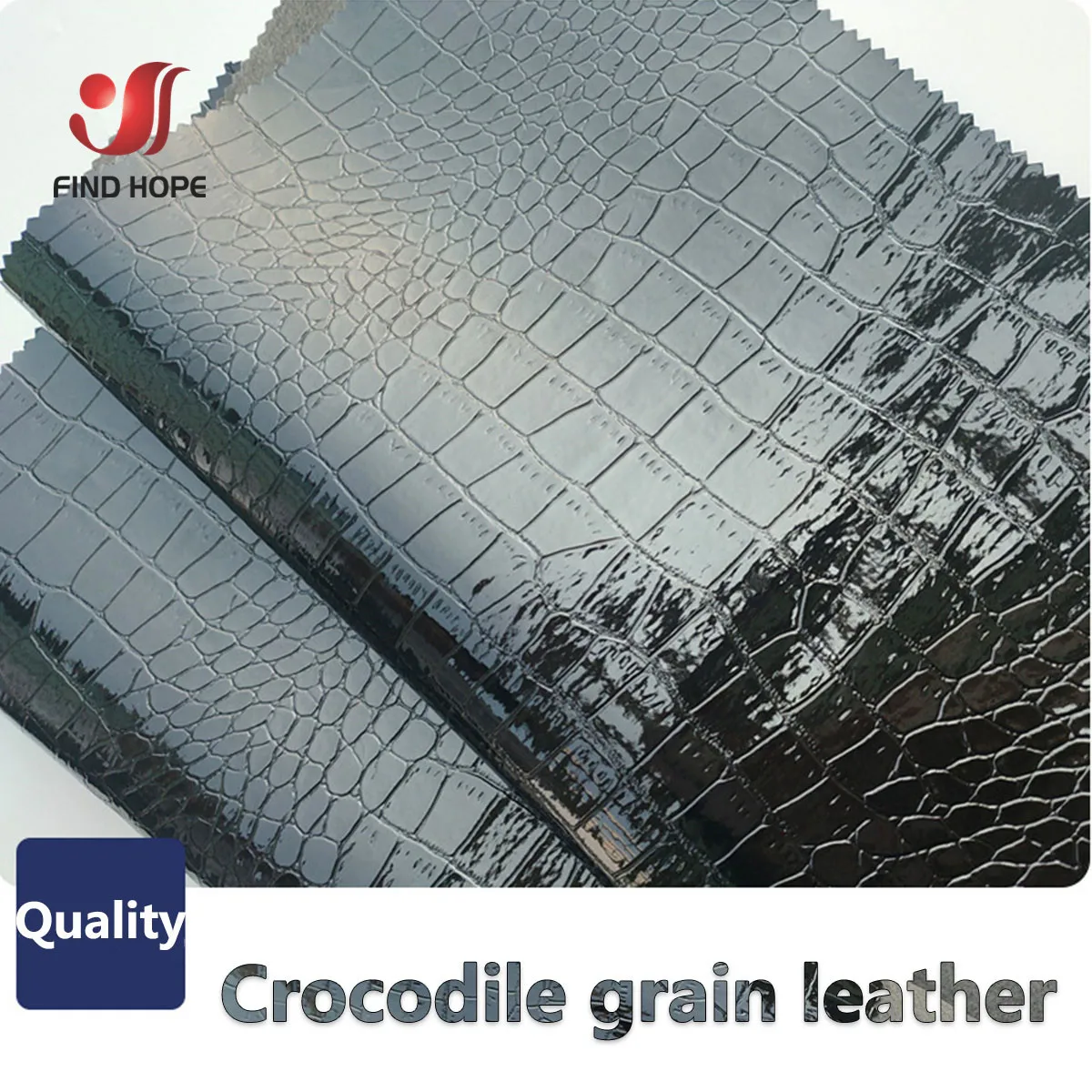 Crocodile Pattern PU Faux Leather for DIY Belt