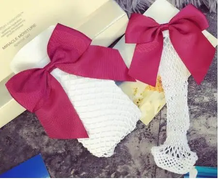 Femininas com Laço de Malha Curtas de Malha com Detalhes de Renda e Laço de Tecido de Peixe Verão em Tamanho Meias Peixe Moda Único 50 Pares - 100 Pçs de 19 curtas de malha com detalhes de renda
