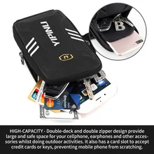 Yipinu нарукавная сумка, спортивные принадлежности для активного отдыха, многофункциональные ударопрочные нарукавники для мобильного телефона, спортивные нарукавники для бега, фитнеса, мобильного Ph