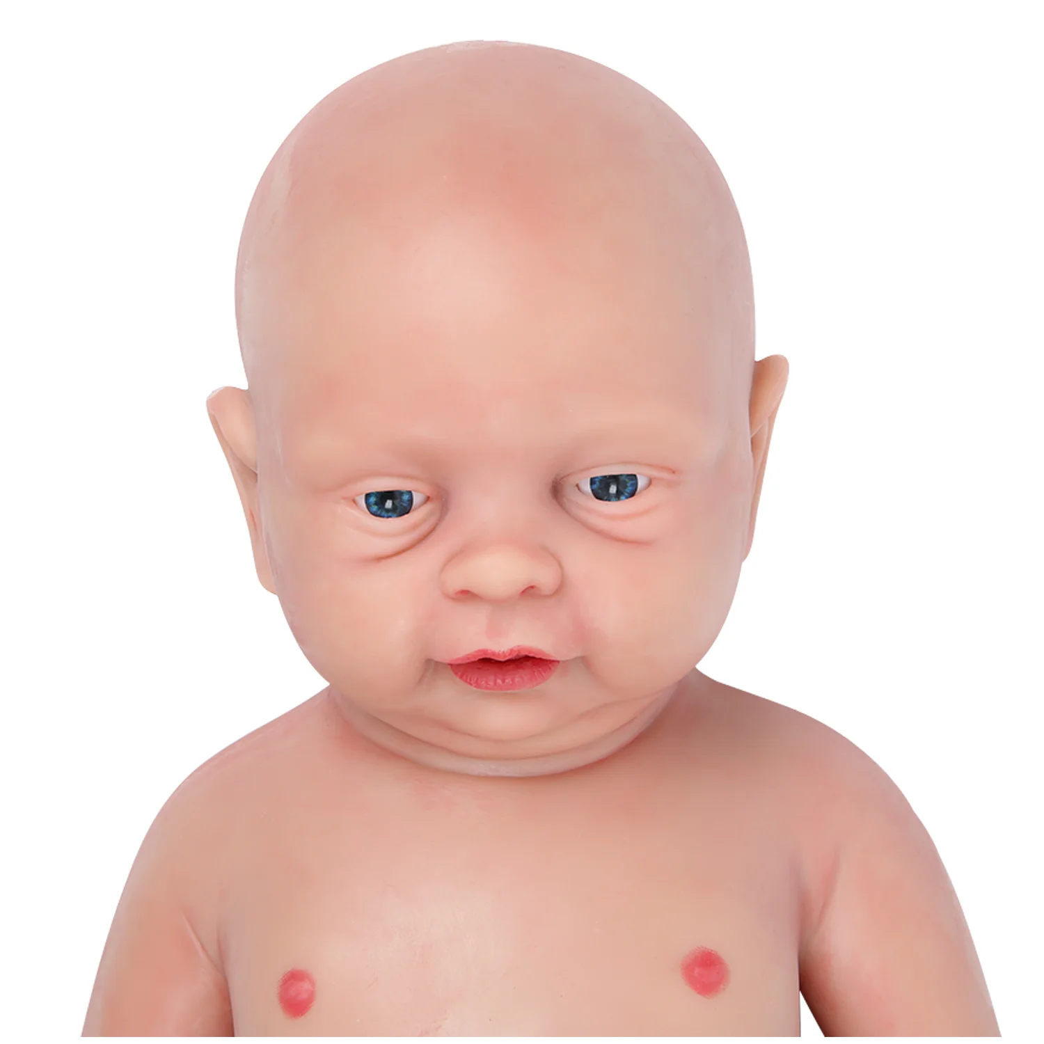 IVITA Realistic Reborn Baby Boy Doll Lifelike Baby Toy FULL BODY SILICONE 