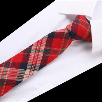 

New Classic Men's Necktie Skinny Version of Cotton Necktie Male 6 cm Formal Wear Business Casual Professional Wedding Gift