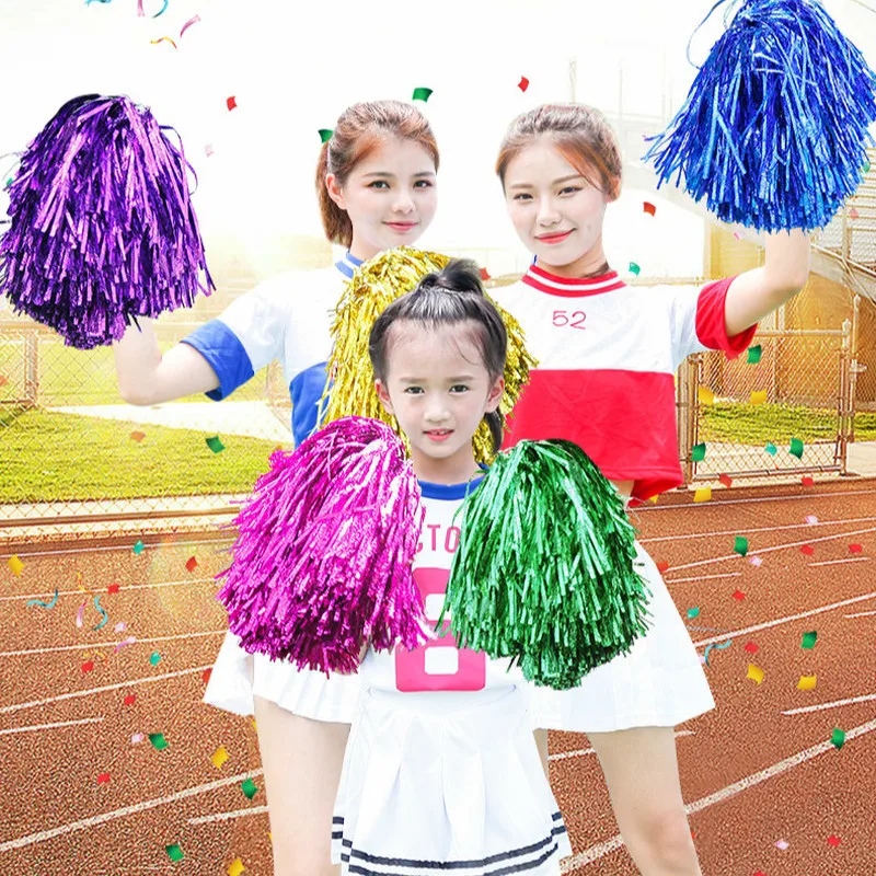 eksegese amme Stolpe Kids Cheerleading Pompon Boys Cheerleader Pom Poms Girls Dancing  Cheerleading Pompoms Students Children Adult Football Basketbal|Pom Poms| -  AliExpress