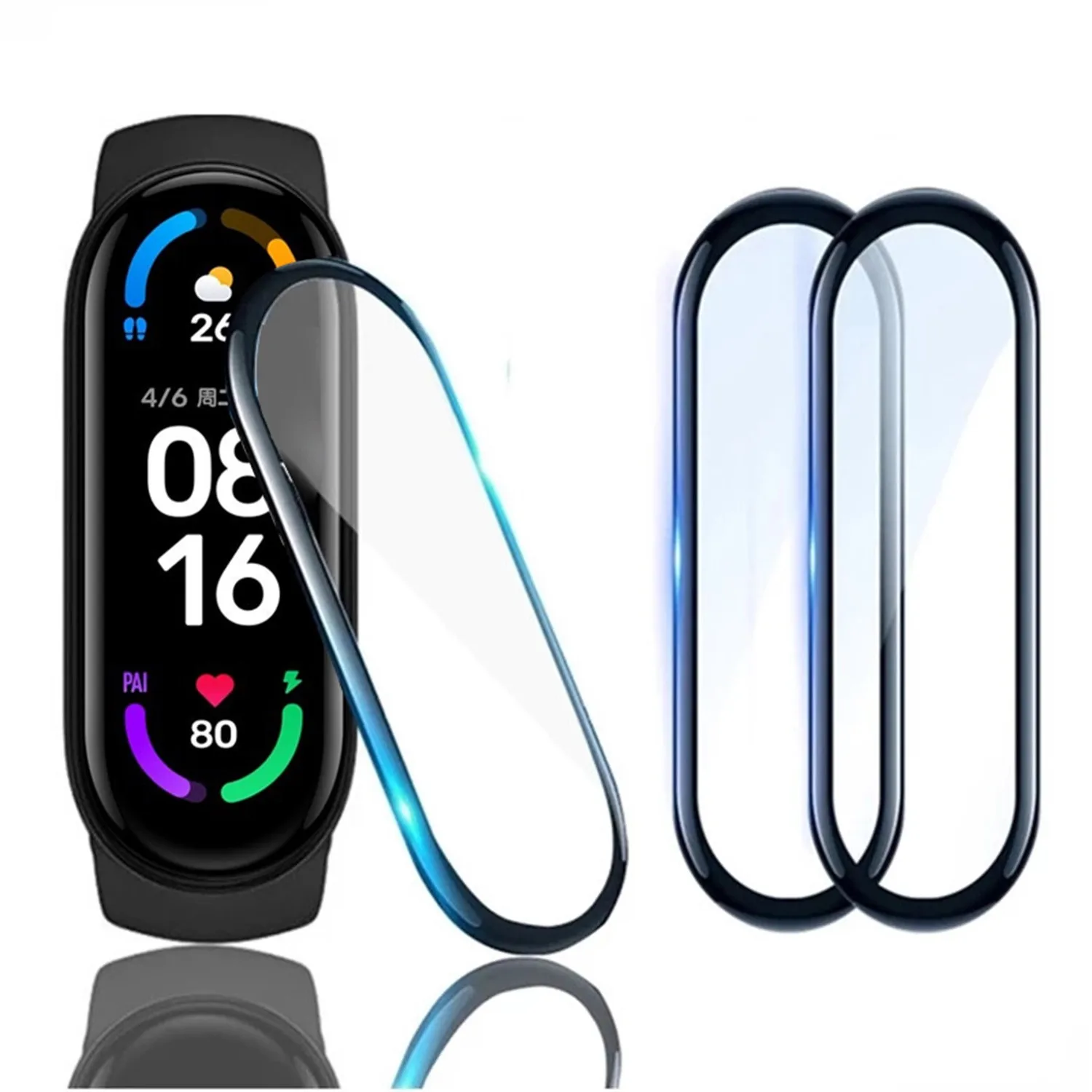 Защитная пленка для экрана Xiaomi Mi Band 6 5 шт. | Электроника