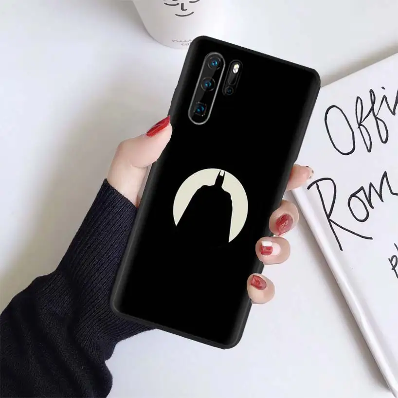 Черный чехол с Бэтменом и супергероем для huawei mate 30 20 10 P30 P20 P10 Pro Lite P Smart Z мягкий чехол для телефона