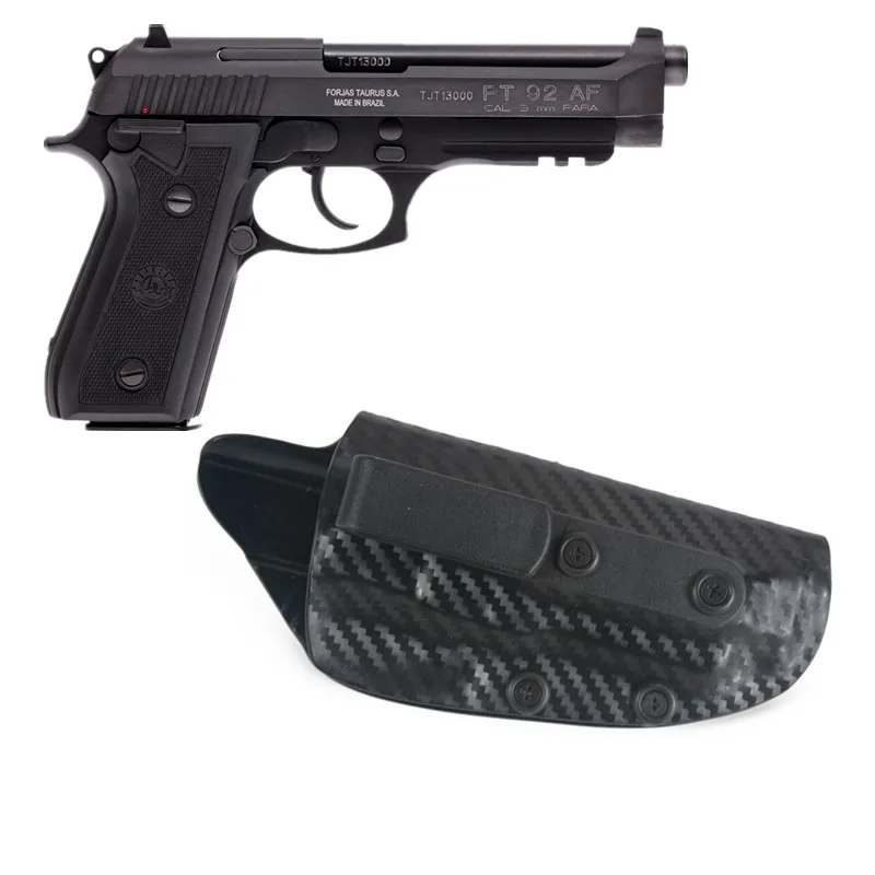 Carbon Fiber Inside Waistband Kydex Holster For Taurus PT100 PT100P PT92 PT59 Appendix Concealed Carry IWB Belt Pant Concealment | Спорт и
