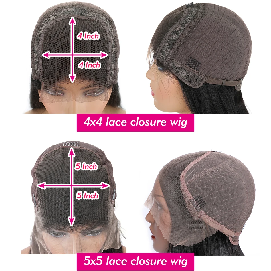 Malaysian Kinky Curly13x4 4x4 5x5 Human Hair Lace Front Wig 360 Transparent Lace Front Human Hair Wigs for Women 13*6 Curly Wig