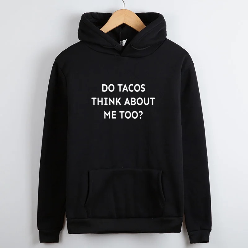 DO TACOS/толстовки с принтом для женщин; пуловер из флиса; Свободные толстовки для женщин; цвет черный, белый; толстовки с капюшоном для девочек