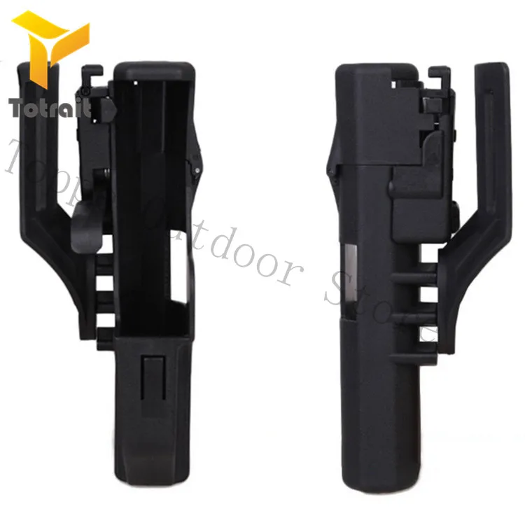 TOtrait Fast Loaded Holster Quick Release Waist Harness Tactical Belt Gun Holster For Glock17/19/22/23/25/31/32/35/37 EM6335