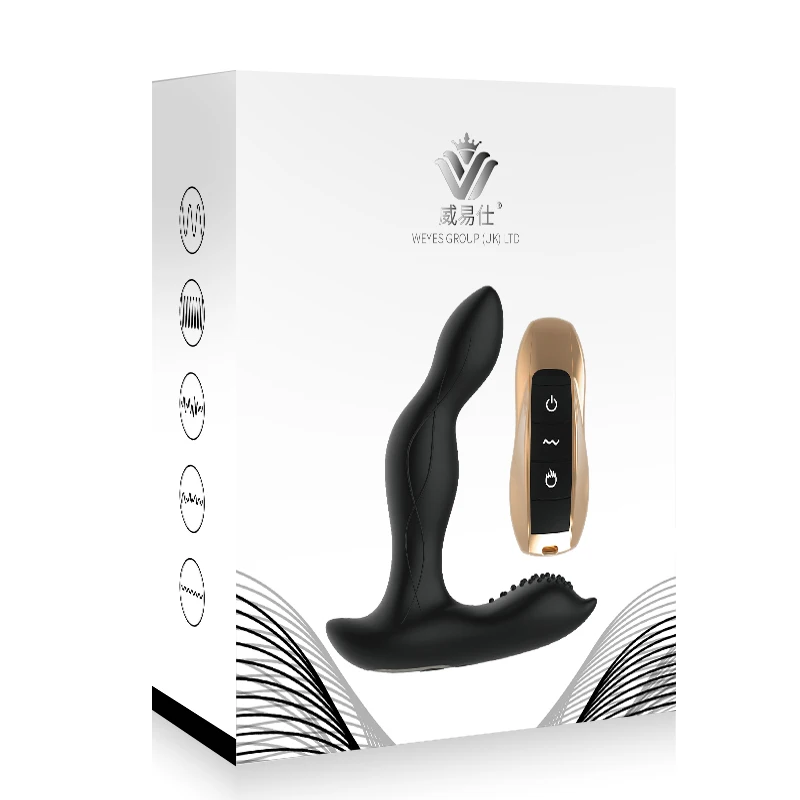 Wireless Remote Control Tickling Prostate Massager For Men Heating Vibrating Anal Plug Big Buttplug Vibrator Gay Anal Sex Toys 5