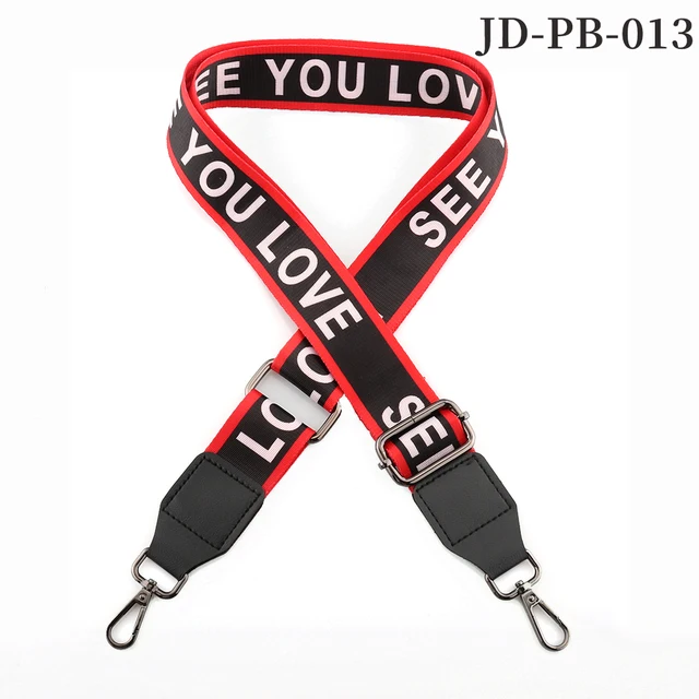 Bag Parts Accessories Shoulder Strap  for Handbags Adjustable Bag strap leather Belt Wide Rainbow  Purse Strap for Bag Replaceme JD-PB-013